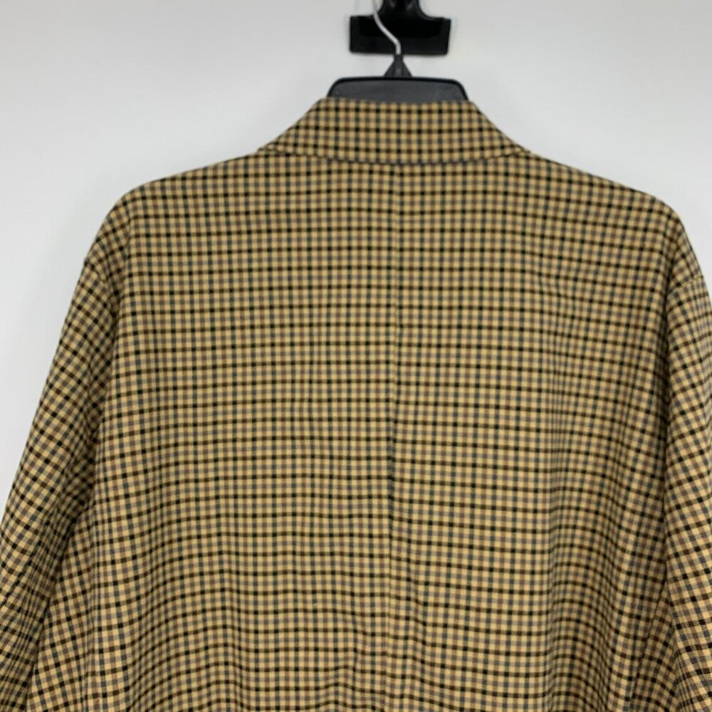 a.n.a Blazer Brown Gingham Plaid Single Button Front NWT - Picture 7 of 10